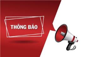 Thông báo Về đăng ký trả nợ các học phần học kỳ 2, năm học 2022-2023